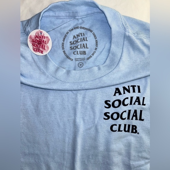 NWT Anti Social Social Club Mind Game Tee $120 MSRP - Picture 3 of 7